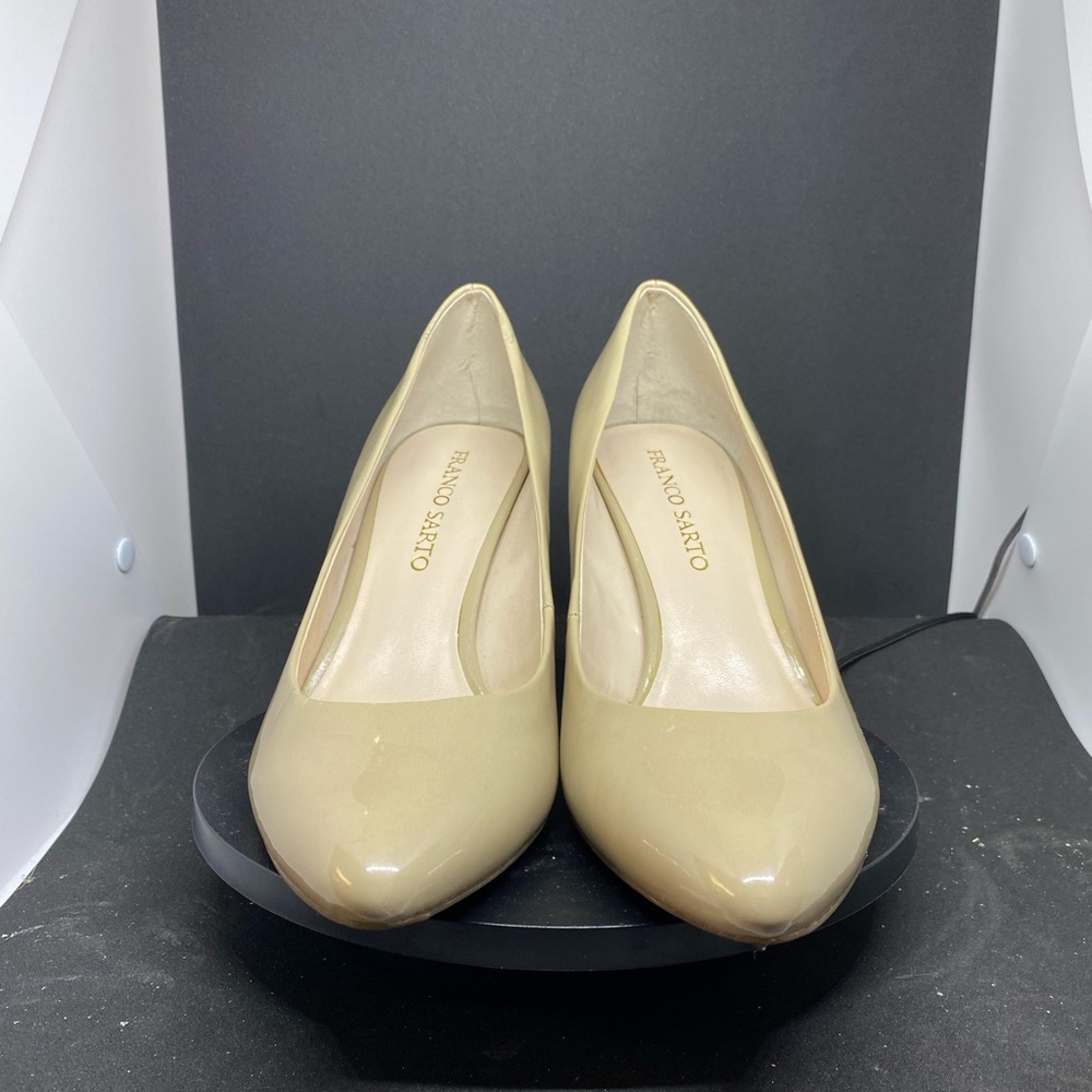 Franco Sarto Women's Howie Tan Heels EUC Size 9